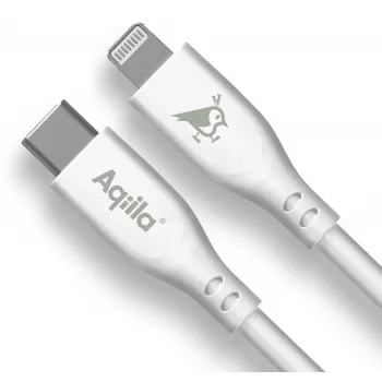 AQIILA 4SI843 USB-C uz Lightning uzlādes un sinhronizācijas kabelis 2m 60W PD AQCBPBIC4SI843