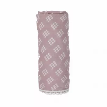 Lodger Swaddle Tribe muslīna autiņš 120x120 cm Rose