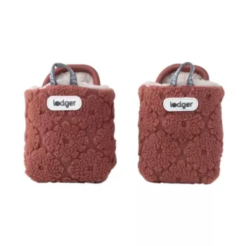 Lodger Slipper Folklore Fleece mazuļu čības, 6-12 mēneši, Rosewood