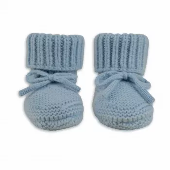 Lodger Slipper Merino Wool mazuļu čības, Blue Fogg, 6-12 mēneši