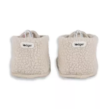 Lodger Slipper Teddy mazuļu čības, bērzu krāsā, 12-18 mēneši, neslīdoša zamšādas zole, unisex