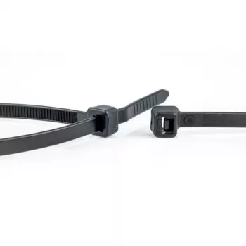 WKK UV stabilizētas melnas plastmasas saišu komplekts 530 x 9 mm, 100 gab. 110299071