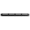 DS-IT CAT 6 UTP tīkla patch panelis, 19 inch, 24 portu DS-Patch6-24UTP