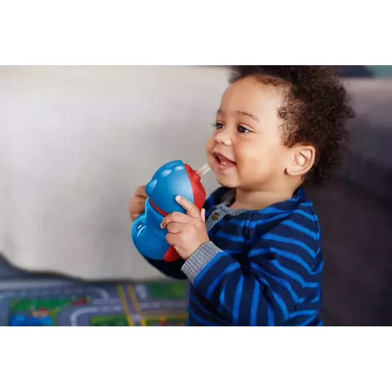 Philips AVENT salmu krūzīte ar elastīgu salmiņu, 200 ml, 9m+, zila