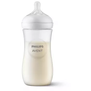 Philips Avent Natural Response zīdaiņa pudelīte 330 ml, ātrās plūsmas knupītis, 3m+