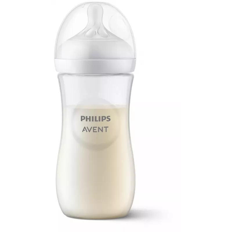 Philips Avent Natural Response zīdaiņa pudelīte 330 ml, ātrās plūsmas knupītis, 3m+