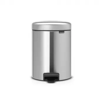 Brabantia NewIcon 5 litru miskaste ar pedāli, matēts tērauds
