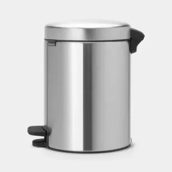 Brabantia NewIcon 5 litru miskaste ar pedāli, matēts tērauds