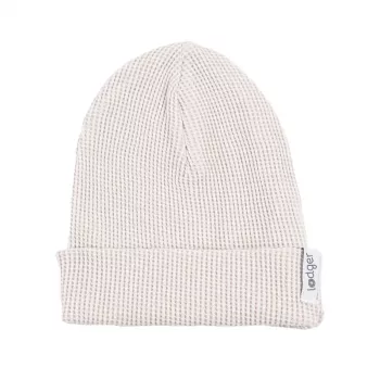 Lodger Baby Beanie Ciumbelle Cloud Dancer cepurīte, 6-12 mēneši, flīss