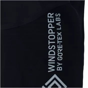 BUFF Vēja necaurlaidīga balaklava - Logo melna, izmērs S/M