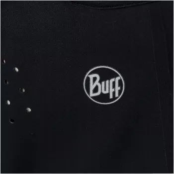 BUFF Vēja necaurlaidīga balaklava - Logo melna, izmērs S/M