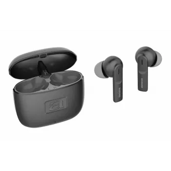 AIWA EBTW-200 bezvadu auslīces Bluetooth austiņas, melnas