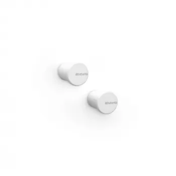 Brabantia MindSet dvieļu āķi, 2 gab., Mineral Fresh White