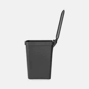 Brabantia StepUp 25L atkritumu tvertne ar pedāli, tumši pelēka