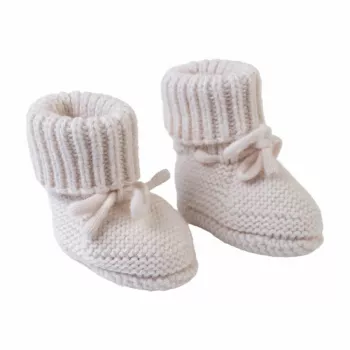 Lodger Slipper Folklore merino vilnas zīdaiņu čības, bērzs, 0-6 mēneši