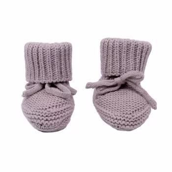 Lodger Slipper Knit adītas mazuļu čības, rozā, 0-6 mēneši