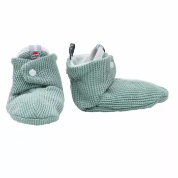 Lodger Slipper Ciumbelle kokvilnas čības, 3-6 mēneši, dūņu zaļā