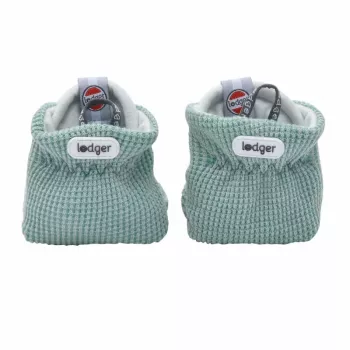 Lodger Slipper Ciumbelle kokvilnas čības, 3-6 mēneši, dūņu zaļā