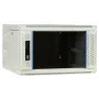 DSIT 6U sienas serveru skapis ar stikla durvīm, balts, 600x600x368 mm DS6606W-DOUBLE