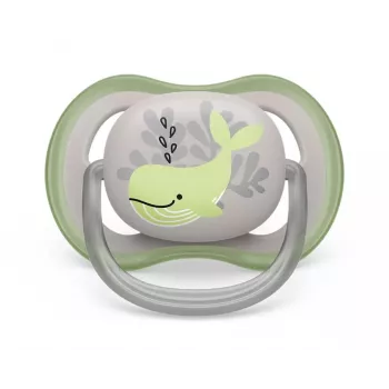 Philips Avent Ultra Air Deco knupis, vaļa dizains, 6-18 mēneši, zēniem, 1 iepakojums