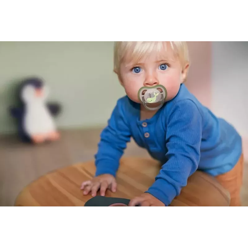 Philips Avent Ultra Air Deco knupis, vaļa dizains, 6-18 mēneši, zēniem, 1 iepakojums