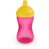 Philips Avent My Grippy cietā snīpja treniņkrūze 300 ml, 18M+, rozā