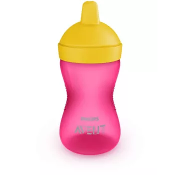 Philips Avent My Grippy cietā snīpja treniņkrūze 300 ml, 18M+, rozā