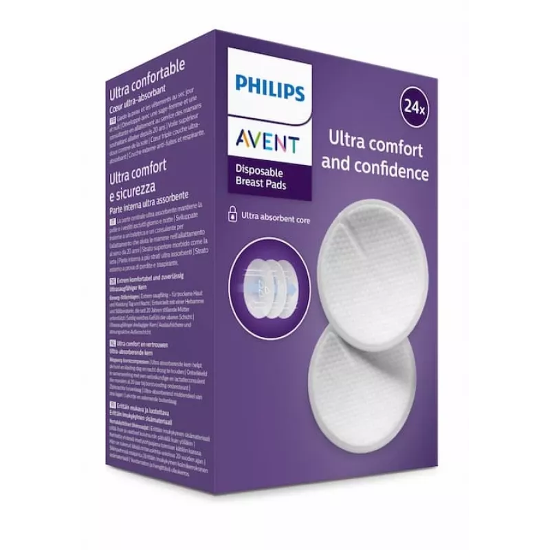 Philips Avent vienreizlietojamie krūšu ieliktņi (24 gab.)