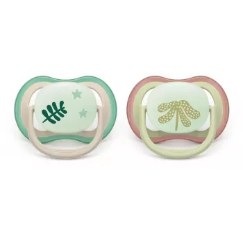 Philips Avent Ultra Air Night knupītis 6-18M neitrāls 2 gab.