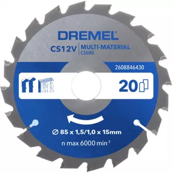Dremel CS600 daudzmaterialu ripzāģa asmens 85mm (2608846430)