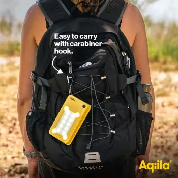 Aqiila Powerbird BS10 Saules enerģijas banka 10000 mAh melna & oranža