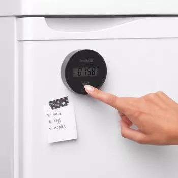 Brabantia virtuves taimeris ar magnētu, tumši pelēks