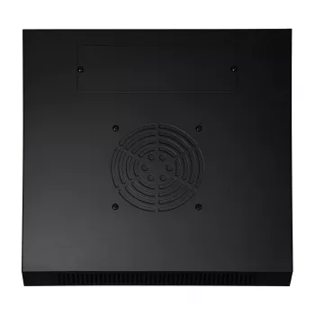 DSIT DS10-3412 12U 10 inch sienas serveru skapis ar stikla durvīm, 370x450x618 mm, melns