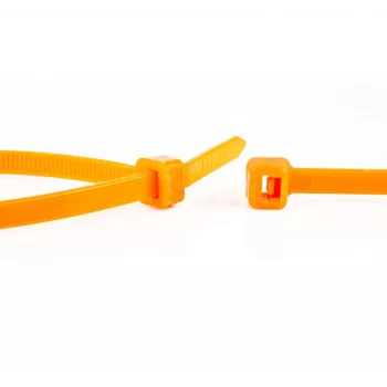 WKK oranžas kabeļu saites 300 x 3,6 mm, 100 gab. 110194371