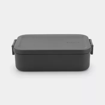 Brabantia Make & Take pusdienu kārba vidēja tumši pelēka 1,1L