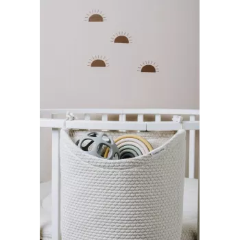 Baby's Only silikona košļājamā bumbiņa, 0+, pelēka
