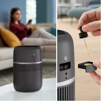 Philips 4000 Series Gaisa mitrinātājs HU4210/03 - NanoCloud iztvaicēšanas, 300 ml/h, 2L tvertne, tumši pelēks