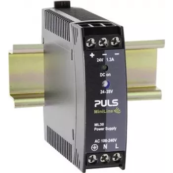 PULS MiniLine ML30.241 DIN sliedes komutācijas barošanas bloks 24V DC 1.3A 30W