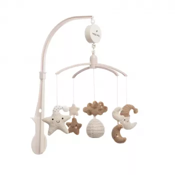Baby's Only muzikālais mobilais 0+ Heaven Clay / Warm Linen