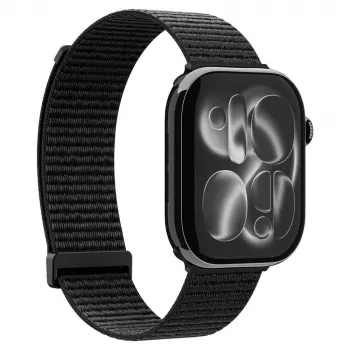 Spigen Rugged Armor Pro siksniņa ar korpusu Apple Watch 44/45/49mm, melna