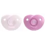Philips Avent Soothie silikona knupis ar silikona vairogu, 0-6 mēneši, 2 gab.