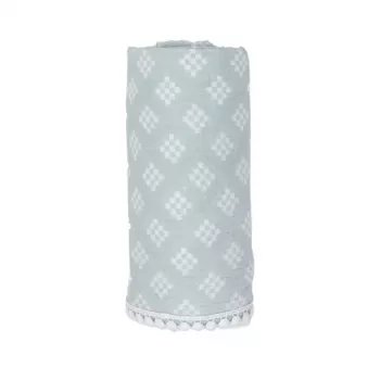 Lodger Swaddle Tribe muslīna kokvilnas autiņš 120x120 cm Ice Flow