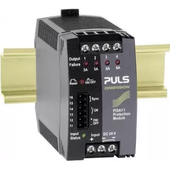 PULS DIMENSION PISA11.203206 4 kanālu elektroniskais slēdzis 24V DC, 2x3A + 2x6A, DIN sliedei