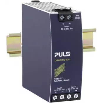 PULS YR40.482 DIN sliedes redundances modulis, 24-48 VDC, 40 A, 2 ieejas, 1 izeja