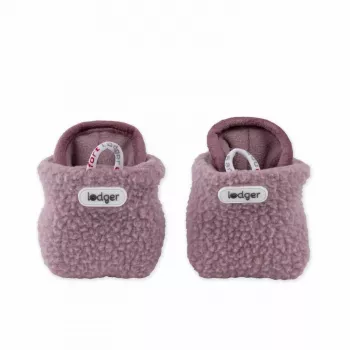 Lodger Slipper Teddy mazuļu čības, rozā, 0-3 mēneši, pretizslīdes, flīsa, unisex