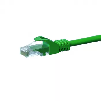 DSIT CAT 5e U/UTP tīkla savienojuma kabelis, 7,5m, zaļš, CCA, RJ45 DC-C53-075