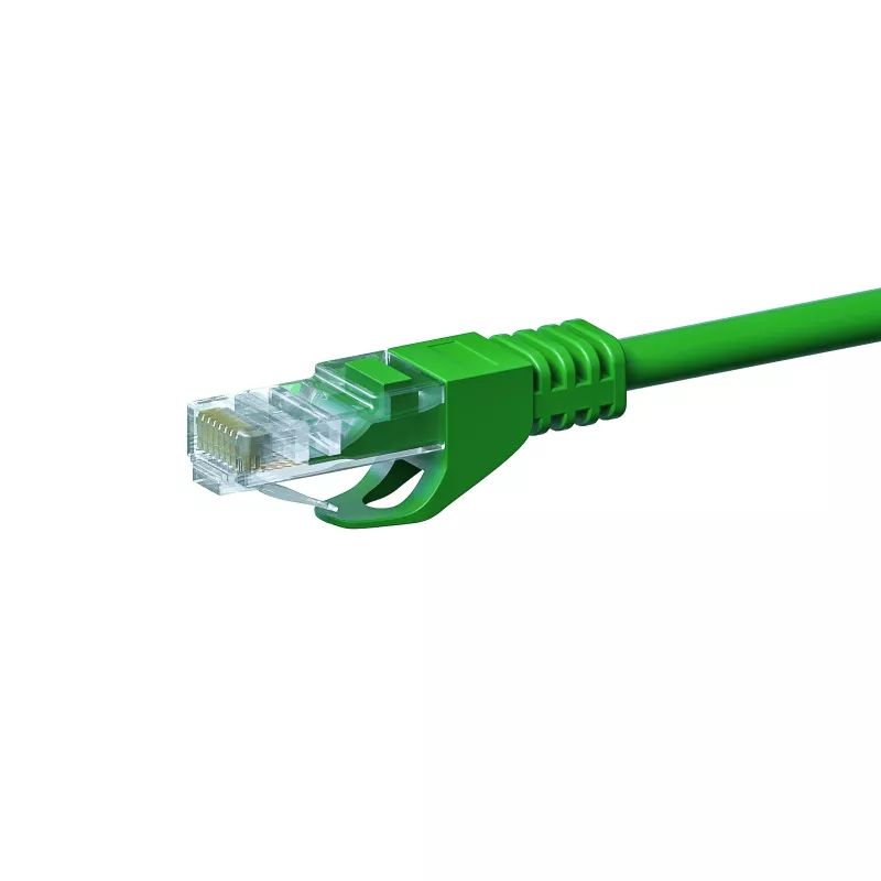 DSIT CAT 5e U/UTP tīkla savienojuma kabelis, 7,5m, zaļš, CCA, RJ45 DC-C53-075
