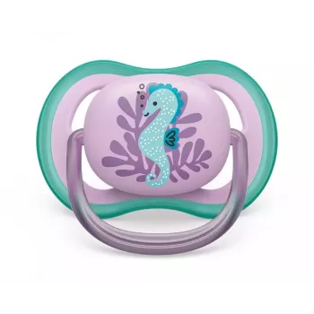 Philips AVENT Ultra Air Deco knupītis Jūraszirdziņš 6-18M Meitenēm 1 gab.
