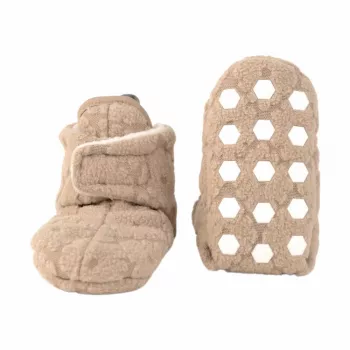 Lodger Slipper Folklore Fleece mazuļu čības, bēšas, 12-18 mēneši