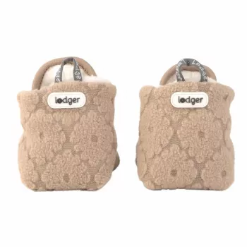 Lodger Slipper Folklore Fleece mazuļu čības, bēšas, 12-18 mēneši